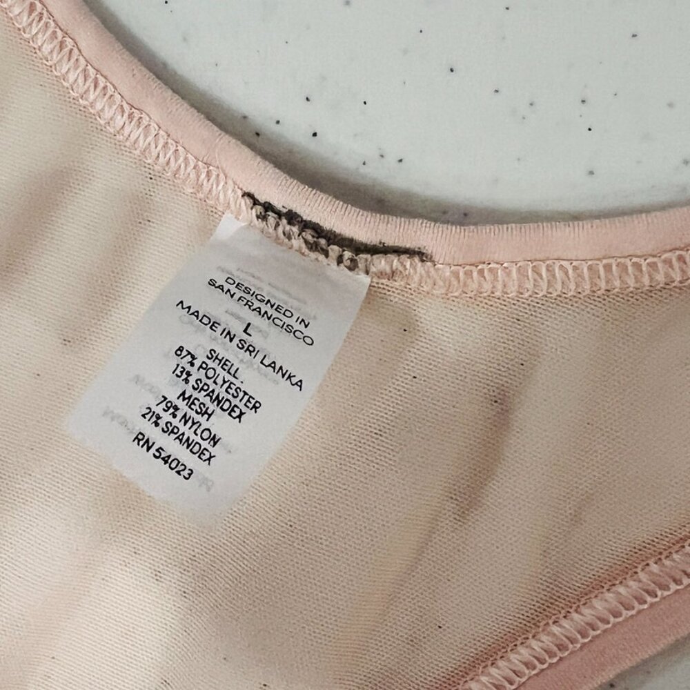 Athleta Mesh Chi Tank Top Small 210174 Pink Ballerina Gown Large EUC - Picture 7 of 8